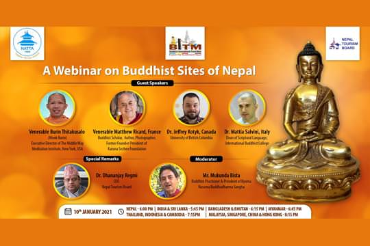 Webinar on Buddhist sites of Nepal